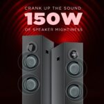 Intex TW-XH 13503 FMUB (Dual) 150 W Bluetooth Tower Speaker  (Black, 2.1 Channel) - Image 4