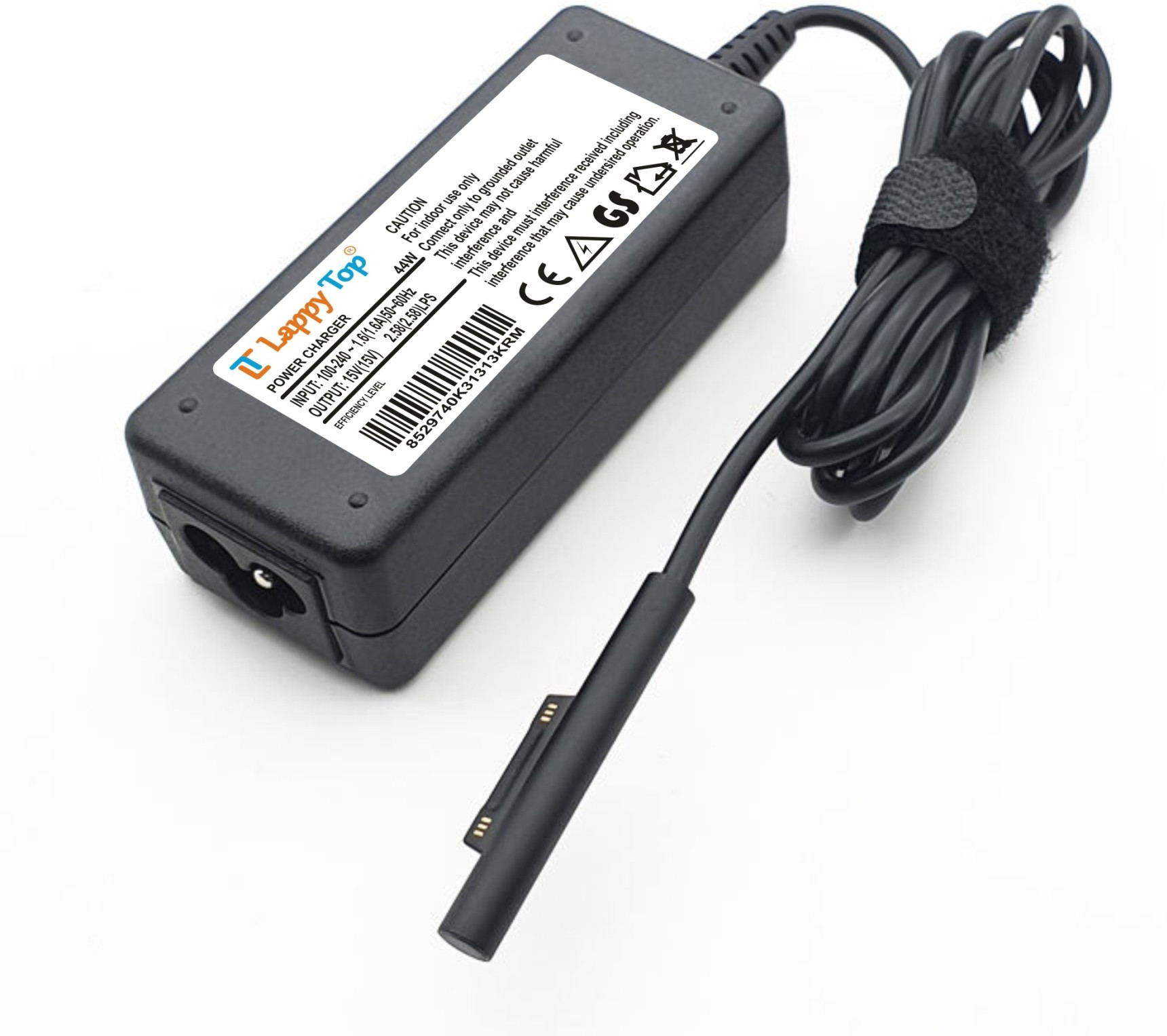 LT Lappy Top 15V 2.58A 44 Watt Replacement Laptop Adapter/Charger for Microsoft Surface 44 W Adapter  (Power Cord Included)