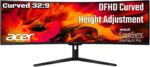 Acer 124.46 cm (49 inch) Curved Full HD VA Panel Gaming Monitor (EI491CR)  (Response Time: 4 ms, 144 Hz Refresh Rate)