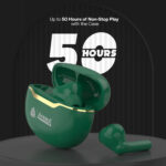 Aroma NB140 Ranger 50 Hours* Playtime |Perfect for Music | Dual Pairing Mode Bluetooth  (Green, True Wireless) - Image 2