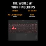 ASUS TUF Gaming A15 AMD Ryzen 7 Octa Core 7435HS - (16 GB/512 GB SSD/Windows 11 Home/8 GB Graphics/NVIDIA GeForce RTX 4060/144 Hz) FA507NVR-LP204WS Gaming Laptop  (15.6 inch, Mecha Gray, 2.2 Kg, With MS Office) - Image 4