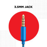 boAt Bassheads 104 Wired  (Blue, In the Ear) - Image 4