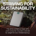 Seagate 5 TB External Hard Disk Drive (HDD) with 5 TB Cloud Storage  (Pebble Grey) - Image 2