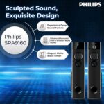 PHILIPS SPA9160/94 160 W Bluetooth Tower Speaker  (Black, 2.0 Channel) - Image 4