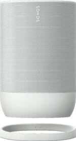 Sonos Move Wireless with 11Hrs Playtime, IPX56 Rated, Wi-Fi Connect 36 W Bluetooth Speaker  (White, Stereo Channel) - Image 3