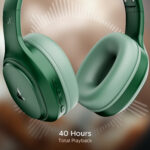 boAt Rockerz 430 w/ Beast Mode(40ms Low Latency),40HRS Playback & 40MM Drivers Bluetooth  (Sage Green, On the Ear) - Image 3