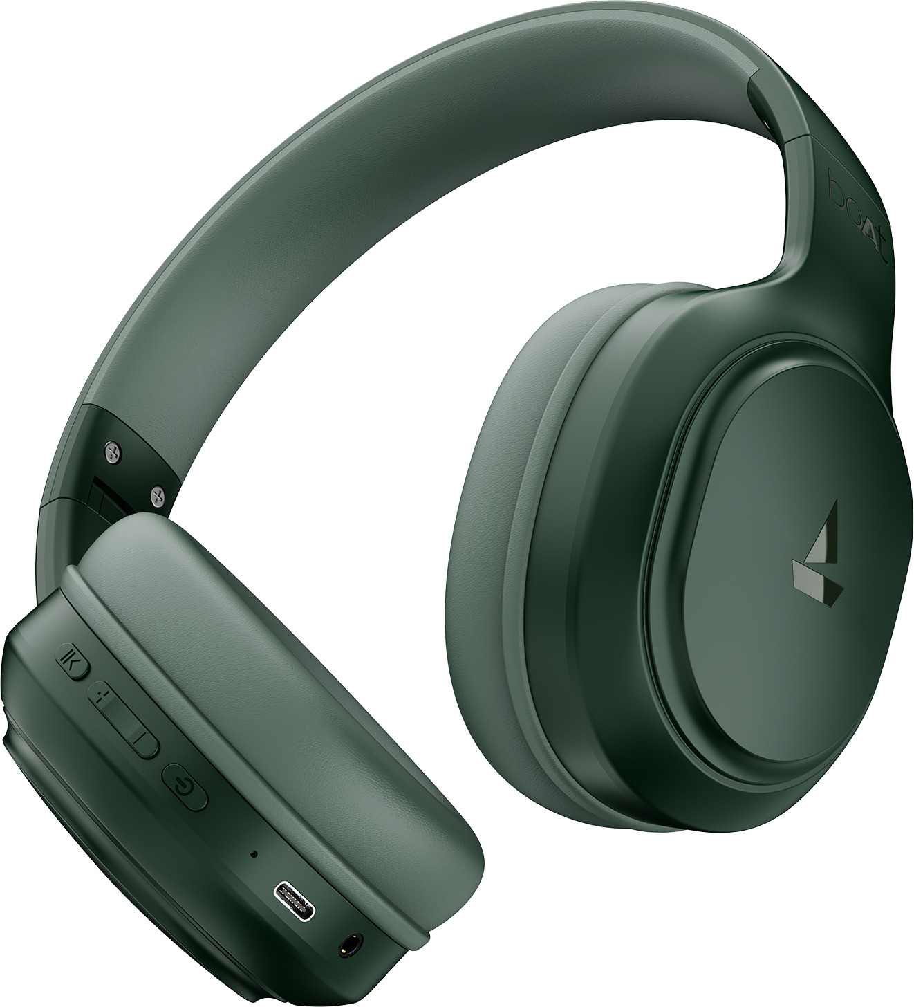 boAt Rockerz 430 w/ Beast Mode(40ms Low Latency),40HRS Playback & 40MM Drivers Bluetooth  (Sage Green, On the Ear)