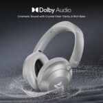 boAt Rockerz 650 Pro(2025 Launch), Touch/Swipe Controls, Dolby Audio, 80 Hrs Battery Bluetooth  (Silver Frost, On the Ear) - Image 3