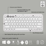 Logitech Pebble 2 Combo Bluetooth Standard Multi-device Keyboard Compatible with Desktop - Image 3