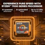 HP Omen AMD Ryzen 7 Octa Core 7840HS - (16 GB/1 TB SSD/Windows 11 Home/6 GB Graphics/NVIDIA GeForce RTX 4050/165 Hz) 16-xd0015AX Gaming Laptop  (16.1 Inch, Shadow Black, 2.37 Kg) - Image 2