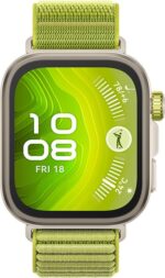 Huawei Watch Fit 4Pro, Titanium Body, Free dive, 100+ Sports mode, GPS, 10 Days Battery Smartwatch  (Green Strap, Free Size) - Image 4