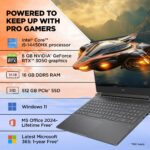 HP Victus Intel Core i5 14th Gen 14450HX - (16 GB/512 GB SSD/Windows 11 Home/6 GB Graphics/NVIDIA GeForce RTX 3050/144 Hz) 16-r1703TX Gaming Laptop  (16.1 inch, Mica Silver, 2.31 kg, With MS Office) - Image 3