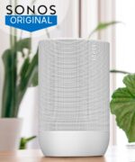 Sonos Move Wireless with 11Hrs Playtime, IPX56 Rated, Wi-Fi Connect 36 W Bluetooth Speaker  (White, Stereo Channel) - Image 2