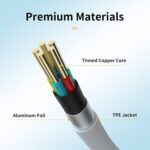 vivo USB Type C Cable 1.2 m USB‑C Cable  (Compatible with Vivo V/Y/T/X/iQOO series and other smartphones with USB Type-C charging port, White, One Cable) - Image 3