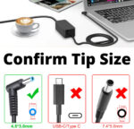 Myria PH 215 240 G2 242 G1 245 G2 250 G2 255 G2 Blue tip 65 W Adapter  (Power Cord Included) - Image 3