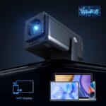 PLAY Smart Android 13 1+8G 5G WiFi BT 15k Lm 4k 8k 180 degree Rotation (25000 lm / 2 Speaker / Wireless / Remote Controller) Portable Projector  (Black) - Image 3