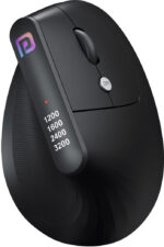Portronics Toad Ergo Vertical Advanced Ergonomic /6 Button,Supports Wrist and Hand Posture Wireless Ambidextrous Optical Mouse - Image 2