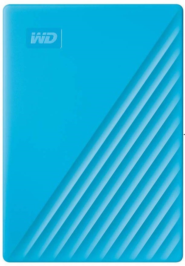 WD My Passport 2 TB External Hard Disk Drive (HDD)  (Blue, Black)