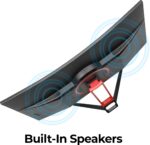 ZEBRONICS 80.01 cm (32 inch) Curved WQHD VA Panel with HDR10, 1800R Curvature, 280 Nits Brightness, HDMI, DP, Built-in Speakers, Wall Mountable, Bezel less Gaming Monitor (ZEB-S32A) - Image 4